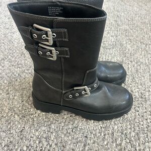 Sincerely Jules Black Combat Boots